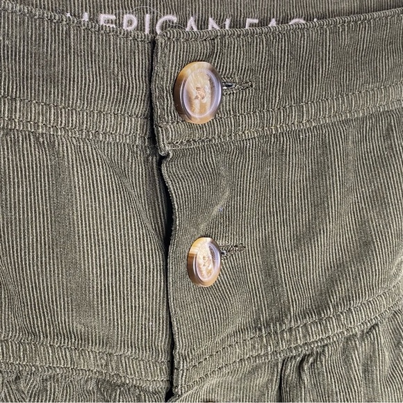 American Eagle Outfitters Olive Corduroy Skirt - Picture 6 of 11